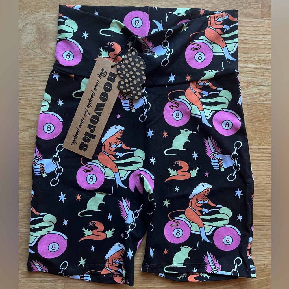Nooworks x Mean Machine Bike Short Size Small NWT